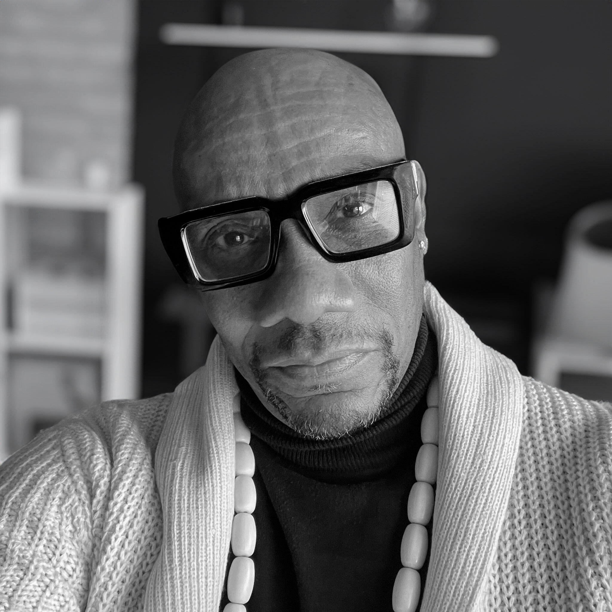 Robert Pharréll in his design studio